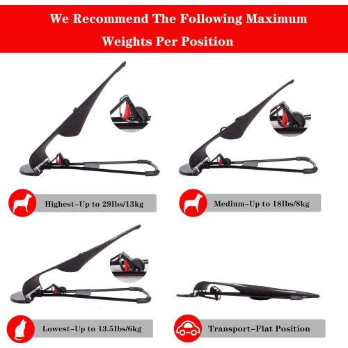 Dog Rocking Chair, Portable Cat Rocking Chair, Pet Dog Bed Cat Sofa, Foldable Rocking Chair Small Pet Rocker for Pets up to 30 lbs (Black)