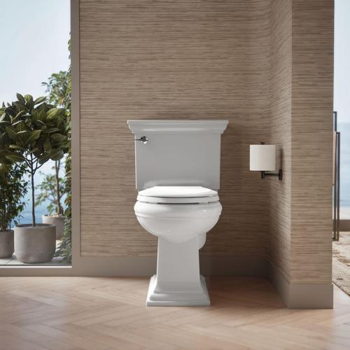 KOHLER 4639-RL-0 Cachet ReadyLatch Round Toilet Seat Soft Close, White