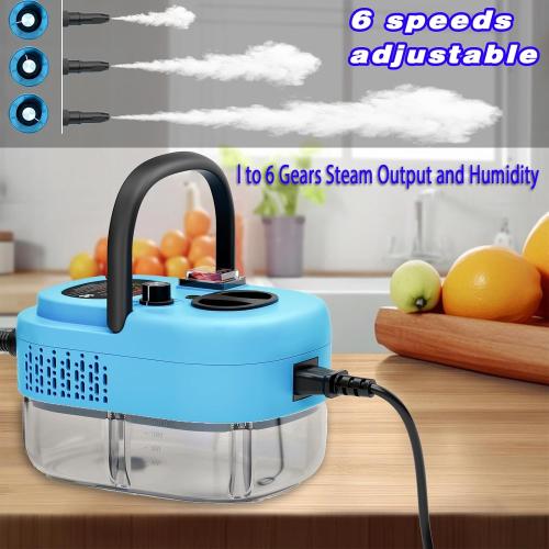 2500W Handheld Steam Cleaner,Portable Car Steamer For Auto Detailing,High-Temperature and Pressure Steam Cleaner For Home, Steam Cleaning Machine for Furniture,Kitchen,Grout,Floor,Tile (Blue)