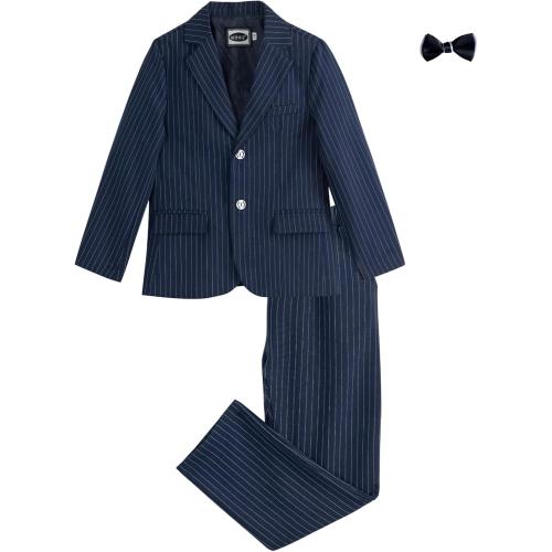 11-12 year LOLANTA Boys Suit Wedding Ring Bearer Outfit Kids Suit Set, Blazer Pants Bow Tie Dress Clothes Formal Wear