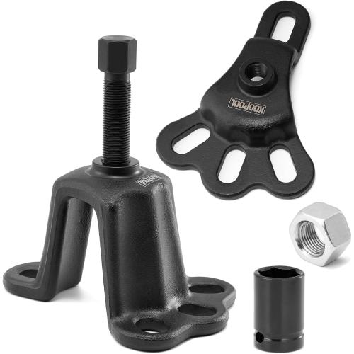 9-in-1 Versatile Slide Hammer Puller Set: Front Wheel Hub Bearing Remover and Rear Wheel Axle Hub Dent Shaft Puller Tool Kit (4PCS)