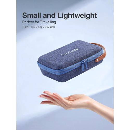 Luxtude Electronics Organizer Travel Case, Tech Organizers Travel Case, Hard Charger Organizers, Portable Cable Organizer, Travel Essentials for Charger/Mouse/Cash/Card/Pen, Tech Gifts
