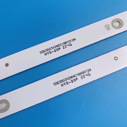 PANMILED 10 Pieces LED Backlight Strips for 55'' TV LB55135 NS-55DF710NA19 LBM550M0501-PJ-4(L) 55UN70006LA