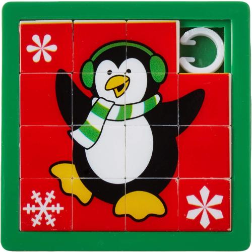 Christmas Slide Puzzle Party Favors and Stocking Stuffers