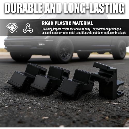 4PCS Upgrade Truck Tonneau Cover Prop Rod Clips Set,Compatible with Undercover Truck Bed Cover Parts Prop Rod Replacement for Enhanced Stability,Hard Tonneau Covers Parts