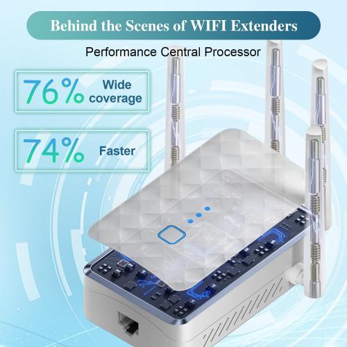 WiFi Extender Signal Booster: WiFi Repeater 2026 Upgraded Internet Booster