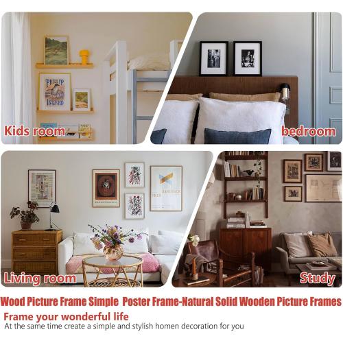 KTKDE 8x10 Picture frame Set of 2,Wine red Wooden Photo Frame 5x7mat or 8x10 Without Mat,Tempered Glass,10 by 8 Studio Gallery frames for Wall or Tabletop Family Friends Wedding Gift ideal gift