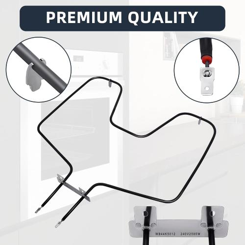 WB44k5012 Oven Bake Element Fit for G-E Ken-more Hot-point Oven Heating Element Replacement Replaces 325883 PS249247 WB44K5012E WB44K6012 WB44M0001 WB44M1 WB44X0234 WB44X230 WB44X234 by AMI PARTS