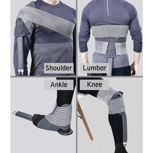 Cold Therapy System, Programable Timer, Wireless Remote, Double Walled Bucket, Post-Surgery Pain Reliever, Ice Therapy Machine for Knee After Surgery