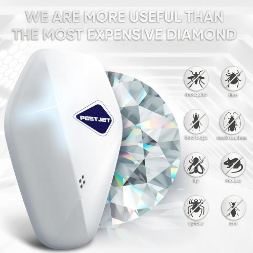 New 2024 Ultrasonic Pest Repeller Plug in - 2 Pack – Outdoor/Indoor Electronic Pest Repellent - Get Rid of Rat Bat Mouse Squirrel Bug Bee Ant Spider Wasp Cockroach Fly Mosquito Rodent Termite Roach