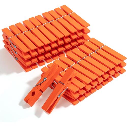 Mr. Pen- Large Wooden Clothes Pins, 2.9 Inch, 30 Pack, Natural Wood Clips for Crafts, Classroom Projects, Hanging Photos, Chip Bags, Decoration, Rust Resistant Spring