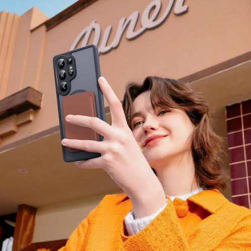 TOCOL for Samsung Galaxy S25 Ultra Case, Upgraded Full Camera Protection, Compatible with Magsafe, Drop Protection Slim Magnetic Matte Back Cover for S25 Ultra 6.9 inch (Black)