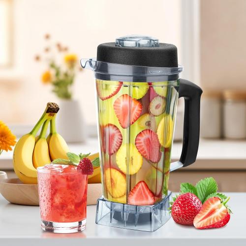 64oz Blender Pitcher Replacement Parts with Grinding and Crushing Blades with Blade Wrench vitamix 5200 6500 E320 E520 Aspire Creations Professional VM0101