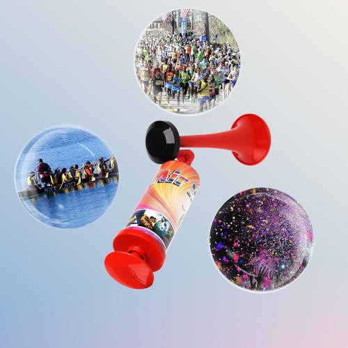 2Pack FARBIN Air Horn For Boating & Safety Dog Air Horn Bear Horn For Hiking Air Horns Loud for Safety Airhorns Horn Graduation Sports Events Party(Large ABS handheld horn 2PCS)