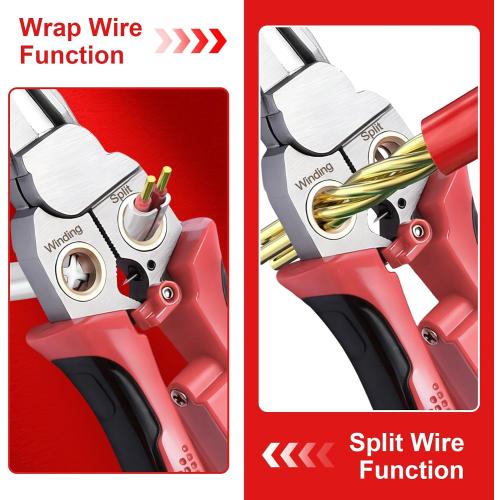 8-in-1 Wire Stripper with Voltage Tester, Electrician Tool for HVAC & DIY