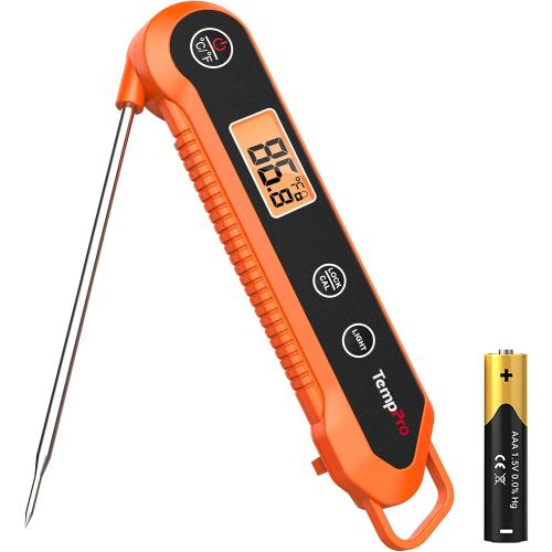 TempPro TempSwift 1 Sec Meat Thermometer Digital for Kitchen Cooking Food
