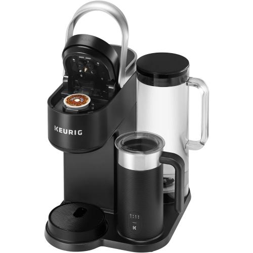 Keurig K-Café SMART Single Serve Coffee Maker with WiFi Compatibility, Latte and Cappuccino Machine with Built-In Frother, 6 Brew Sizes, Black (missing parts)