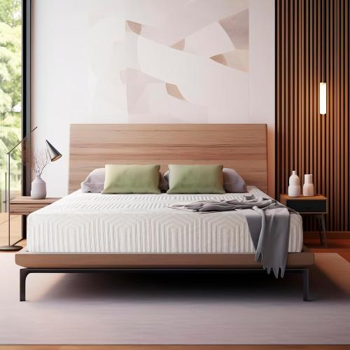 Twin Mattress Medium Firm 8 Inch Memory Foam Colchones Bed in a Box Cooling Gel Green Tea Twin Size Mattress with Breathable Soft Fabric Cover CertiPUR-US Pressure Relief