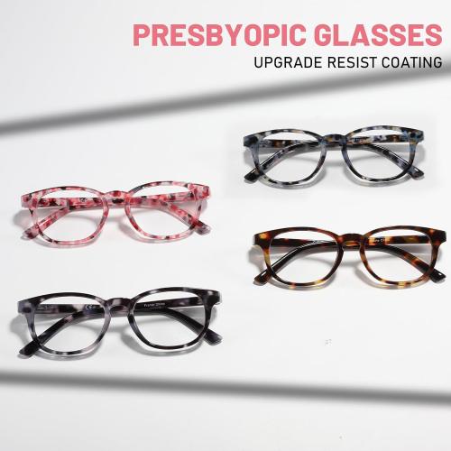 Przene Reading Glasses for Men Women Blue Light Blocking Readers Spring Hinges Lightweight Style Pack