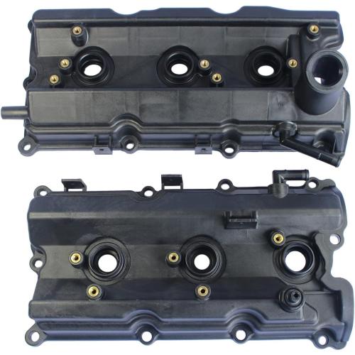 JDMSPEED New Left & Right Engine Valve Covers Replacement For 350Z 2003-2006 G35 V6 3.5L VQ35DE Replaces 13264-AM610, 13264-AM600, 13270-8J112, 13270-8J102, 264-984, 264-985 (Set of 2)