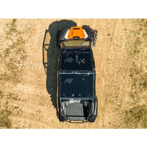 SuperATV Dark Tinted Teryx Roof for 2023  Kawasaki Teryx KRX 4 1000 | 1/4 Polycarbonate | Protects from the Elements Without Obstructing View | Rattle-Free Fit | USA Made