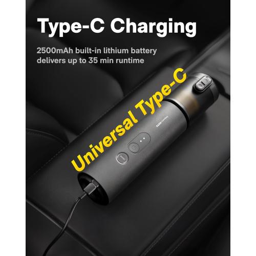 HOTO Car Vacuum Portable Cordless, 4-in-1 Mini Handheld Vacuum, 20000Pa