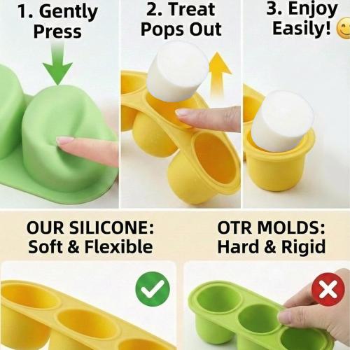 2 Pack Dog Toys for Aggressive Chewers, Interactive Indestructible Dog Toys to Keep Them Busy, Durable Dog Frozen Treat Toy for Large & Medium Dogs, Reduces Anxiety & Extends Playtime, Brown