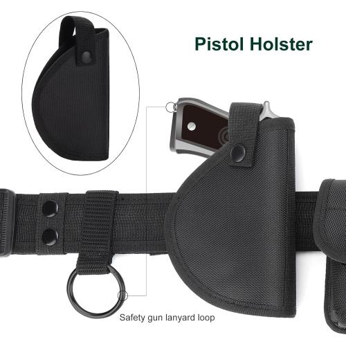 abcGoodefg Police Security Duty Belts Correctional Officers Ultility Cop Costume Belt Law Enforcement for Women Men Hunting