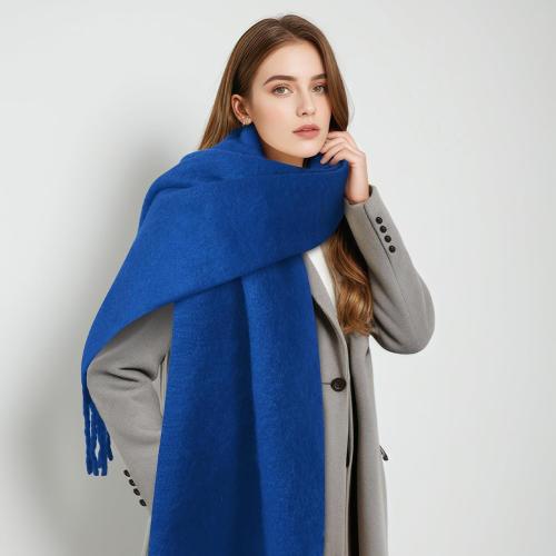 Premillow Women's Mohair Winter Scarf Pure Color, Warm Winter Scarf for Women and Men, Soft Luxurious Cashmere Feel Scarfs