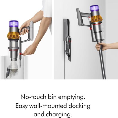 Dyson V15 Detect Plus Cordless Vacuum, Yellow/Nickel