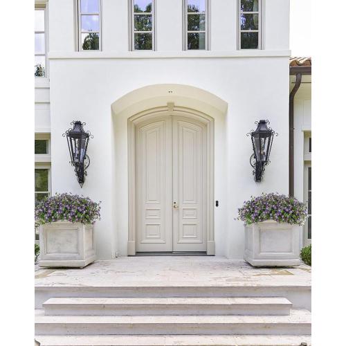 Fake Garden Flowers, 12 Bundles Artificial Flowers for Outdoor Front Porch Home Kitchen Bedroom Garden Patio Festival Decoration -Purple