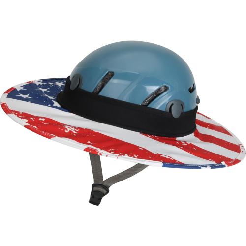 4th of July Decorations, Climbing Helmet Sun Hat, Safety Helmets Sun Protection Accessories Suit for The Rescue Team, High-Altitude Worker