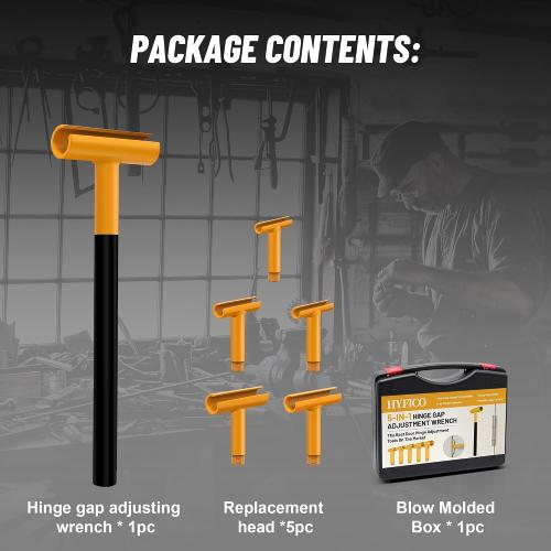 Upgraded Hinge Gap Adjusting Wrench for Residential and Commercial, Door Hinge Adjustment Tool for Door Quick and Efficient Solutions, User-Friendly Adjustments Tools