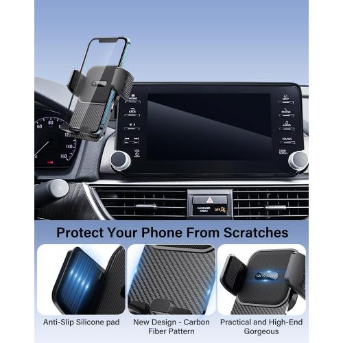 SKYLOTEC Car Phone Holder for Toyota Land Cruiser LC250 2024 2025 Accessories 8/12.3-Inch Screen Fixed Clip, Automobile Cradles Phone Mount, Cell Phone Base Not Block Air Vent