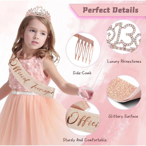 YGSEPCC 13th Birthday Decorations for Girls, Official Teenager Party Decor