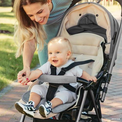 INFANZIA Car Seat Protector for Potty Training Toddler,Black & Gray,2-Pack