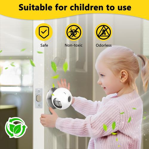 Door Knob Safety Cover for Kids, Large Size Child Proof Door Knob Covers