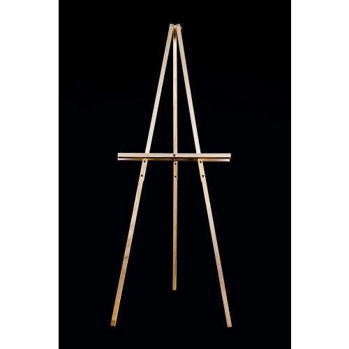 Wood Easel for Wedding or Any Event's Framed Picture Display  l Events Flower Display l Wood Easel Floral (Natural)