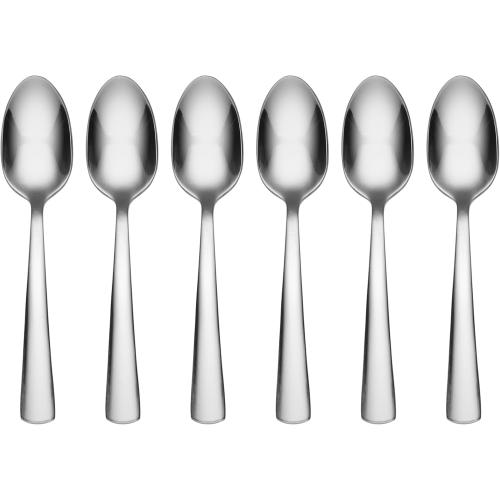 2 Pack Oneida Nocha Everyday Flatware Cocktail Spoons, Set of 6 18/0 Stainless Steel, Silverware Set