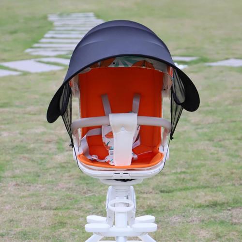 Infant Sun Shade for Stroller Car Seats,Breathable UV Protection Cover Pram Awning Baby Carriages Sun Shade Windshield Summer Stroller Accessories