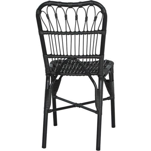 Elephance Outdoor PE Wicker Patio Dining Chairs Set of 2,Outdoor Rattan Chairs for Backyard, Poolside, Garden, Grey
