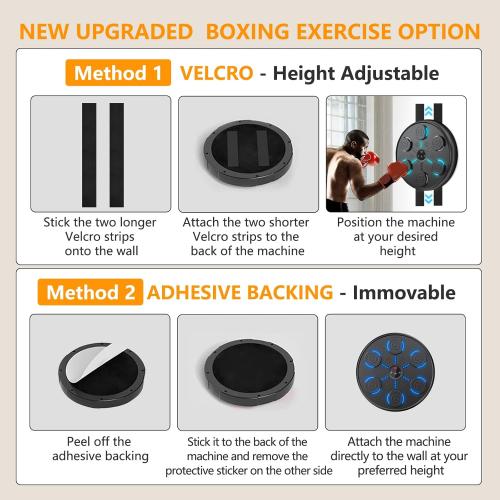 jiaao Music Boxing Machine, Boxing Music Workout Machine for Adults Kids