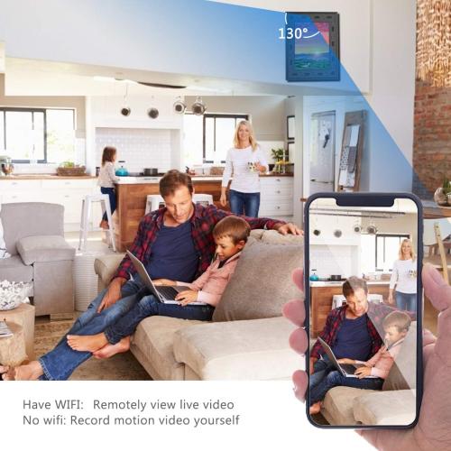 Picture Frame Camera, Security Camera WiFi 1080P, 365 Days Standby PIR Motion Detection HD Night Nision Real Time View Live Surveillance Wireless Mini Nanny Video Cam