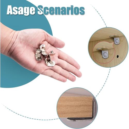 50 Pcs Shelf Pegs Pins，1/4 Inch Upgraded Diameter L-Shaped Perforated Nickel Plated Shelf Pins, Cabinet Shelf Pegs for Shelves, Shelf Support for Bookshelf Kitchen Cabinet Shelf Pegs.