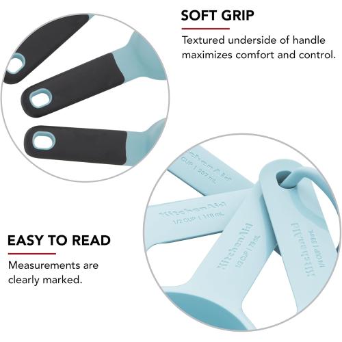 KitchenAid Measuring Cups and Spoon Set, Mineral Water, 9-Piece