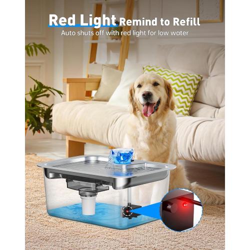 Dog Water Fountain Pump Replacement, Water Pump for lesotc Dog Cat Water Fountain/Dog Water Bowl Dispenser Replacement Pump for D2223, D2341, D2322, D2419 Models