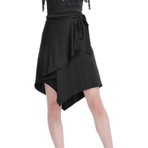 Women 2XL Latin Salsa Tango Dance Skirt Dress Skate Wrap Scarf Dancewear Swing Rumba ChaCha Ballroom Costume