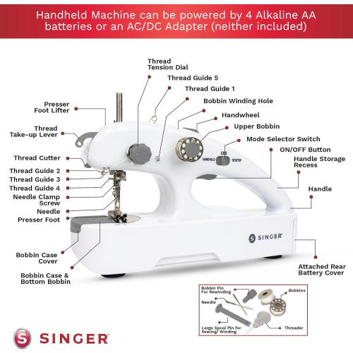 SINGER Stitch Quick   Portable Cordless Mending Machine Bundles (Two Thread Stitch Quick   & Bundle)