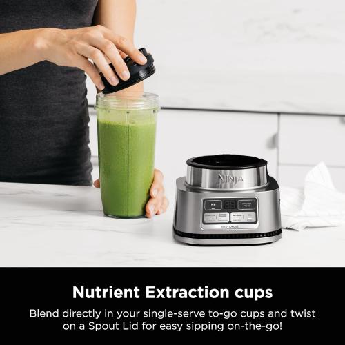 Ninja Blenders for Kitchen | Smoothie Blender, Mixer, Grinder - Premium Blending Performance for Sauces, Frozen Drinks, and More | 1200 Peak Watt Motor | SS101 Foodi Personal Smoothie Maker