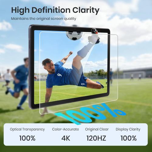 CoBak 2-Pack Tempered Glass Screen Protector for Samsung Galaxy Tab A11 Plus (A11 ) 2025 / Tab A9 Plus (A9 ) 2023 11-inch, Installation Frame, 9H Hardness, Anti-Scratch